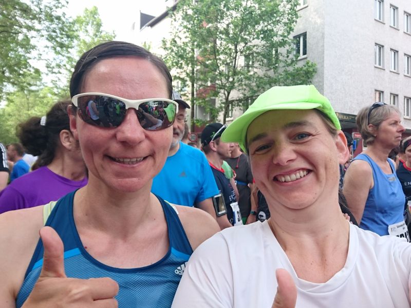 Annett und Danielle 2026 beim Mainz Halbmarathon